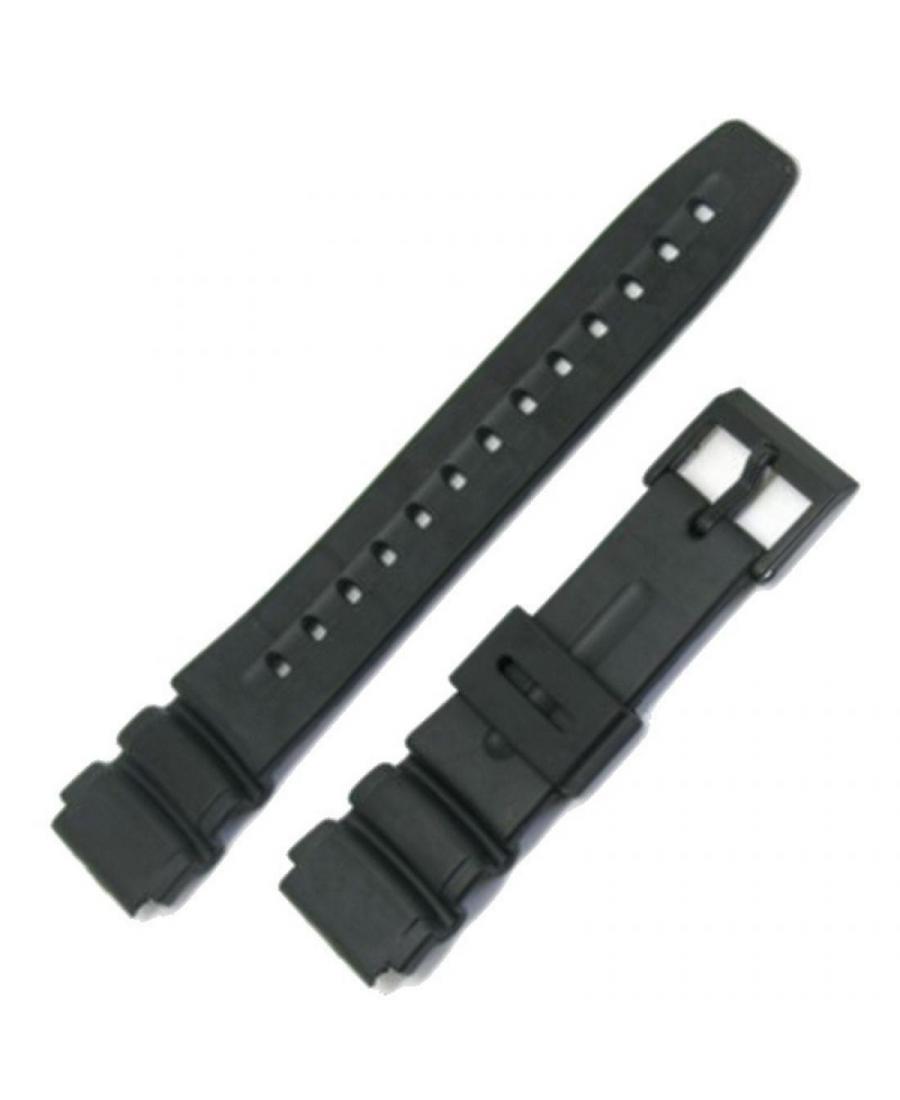Watch Strap Diloy 338H2P to fit Casio Black 19 mm