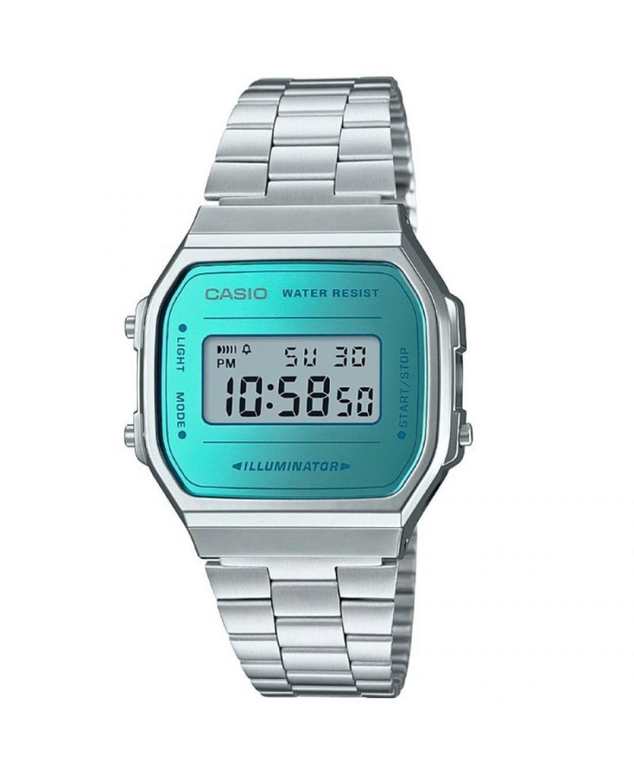 Men Japan Classic Quartz Watch Casio A168WEM-2EF Blue Dial