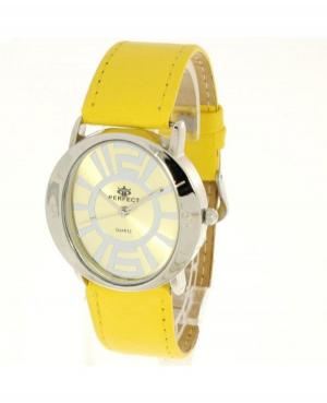 Kobiety Moda kwarcowy analogowe Zegarek PERFECT PRF-K09-091 Żółty Dial 35mm
