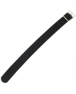 Nylon Watch Strap long KPR1.01.18.W.XL Textile Black 18 mm