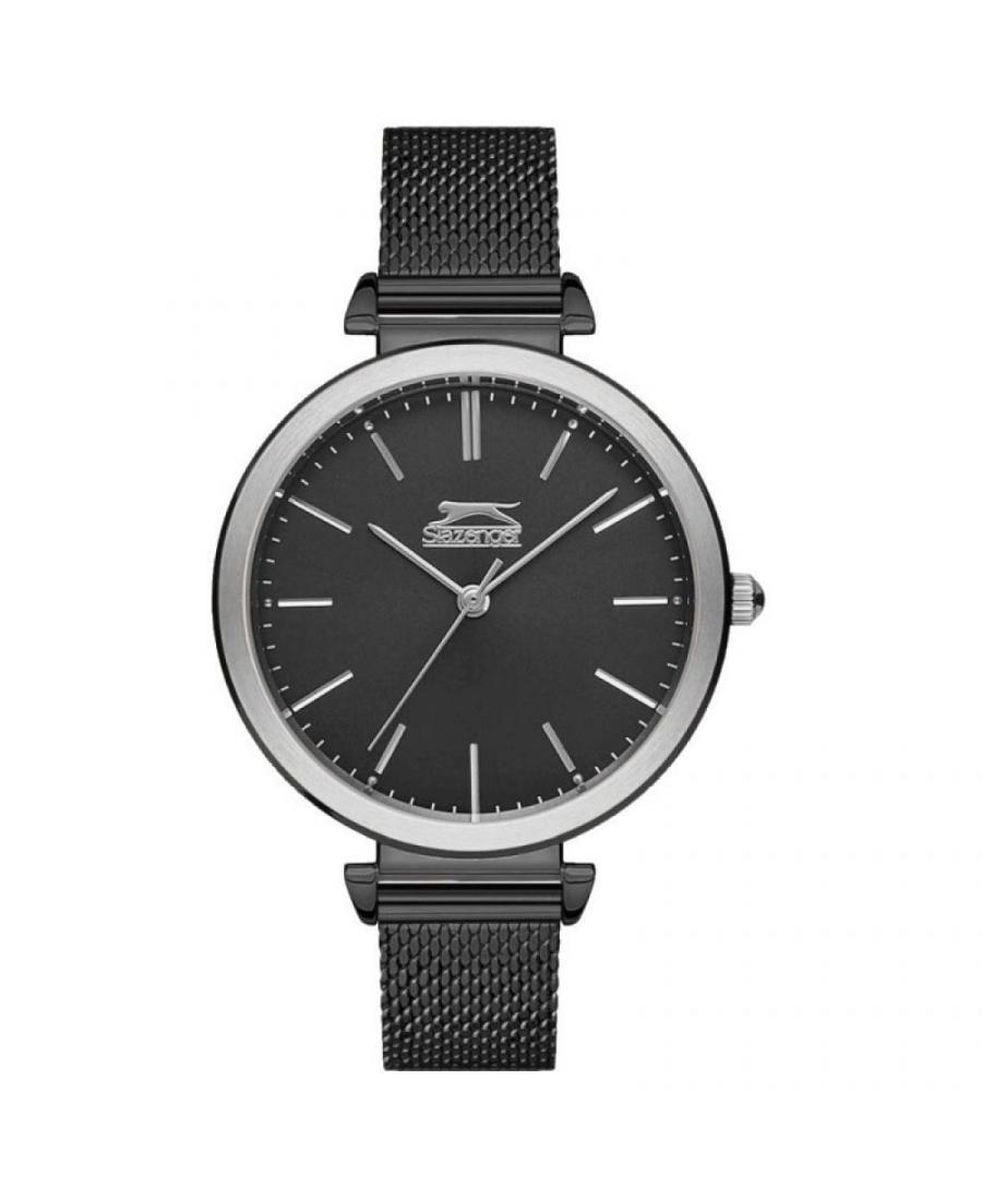 Kobiety klasyczny kwarcowy analogowe Zegarek SLAZENGER SL.9.6159.3.01 Czarny Dial 34mm