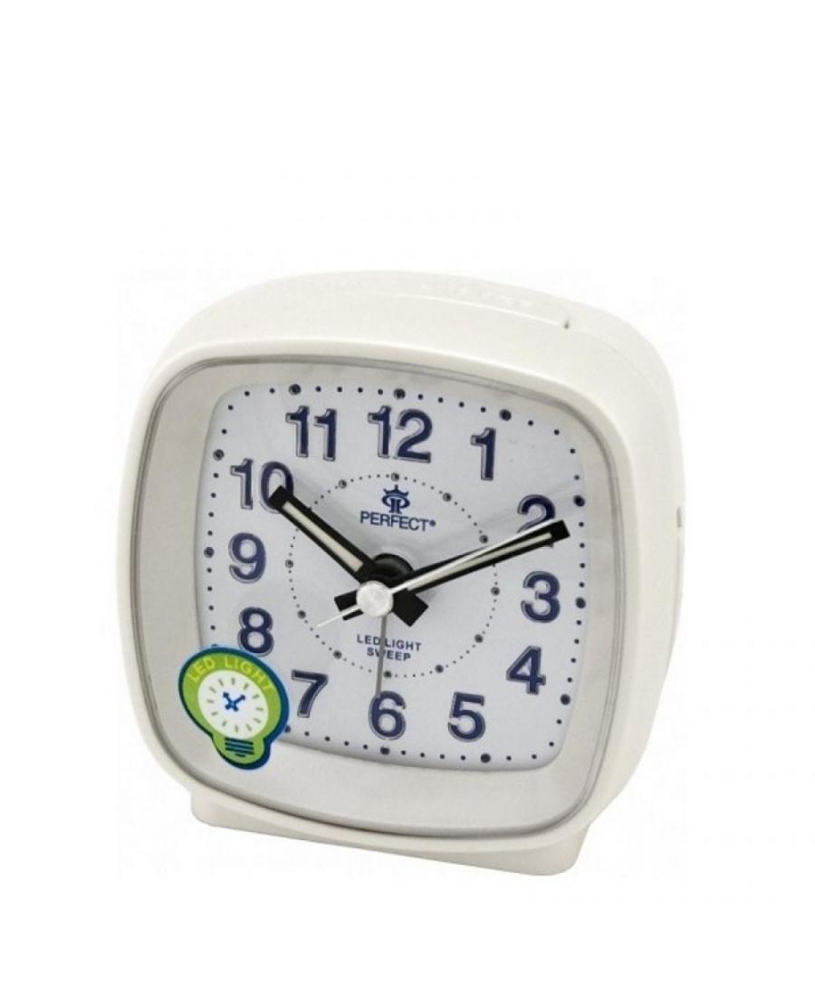 PERFECT SQ816B-SP/B Alarm clock, Plastic White