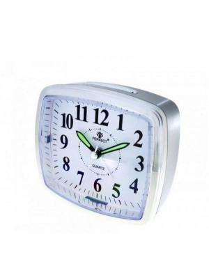 PERFECT 6119/S Alarm clock, Plastic Silver color Plastik Tworzywo Sztuczne Kolor srebrny