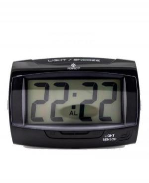 PERFECT LS810/BK Alarm clock, Plastic czarny Plastik Tworzywo Sztuczne Czarny