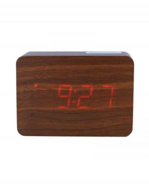 Electric LED Alarm Clock XONIX GHY-012/BR/RED Plastic Brown