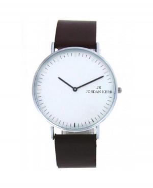 Mężczyźni klasyczny kwarcowy Zegarek JORDAN KERR PW676/IPS/BR Biały Dial 40.1mm