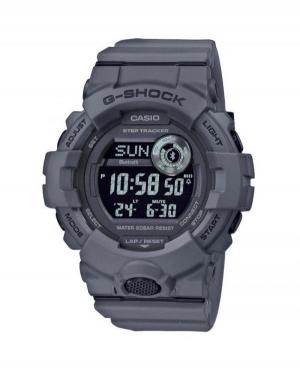 Mężczyźni sportowy Funkcjonalny Diver Japonia kwarcowy cyfrowe Zegarek Timer CASIO GBD-800UC-8ER G-Shock Szary Dial 64mm