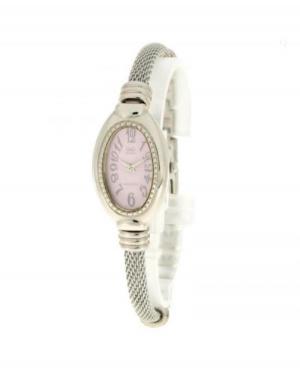 Kobiety Moda Japonia kwarcowy analogowe Zegarek Q&Q G701J205 Różowy Dial 35mm