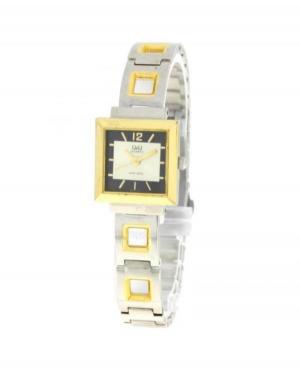 Kobiety Moda Japonia kwarcowy analogowe Zegarek Q&Q G021-414 Żółty Dial 22mm