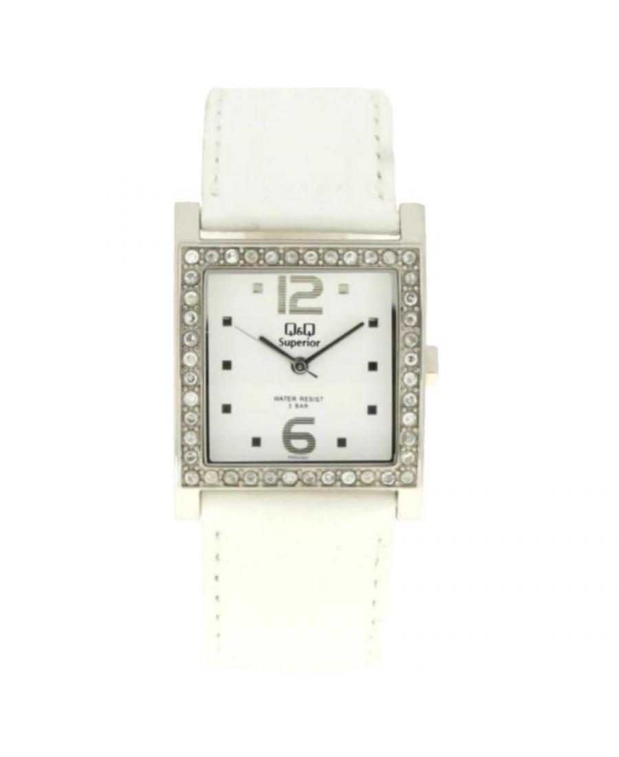 Kobiety klasyczny Japonia kwarcowy analogowe Zegarek Q&Q P005J063 Biały Dial 28mm