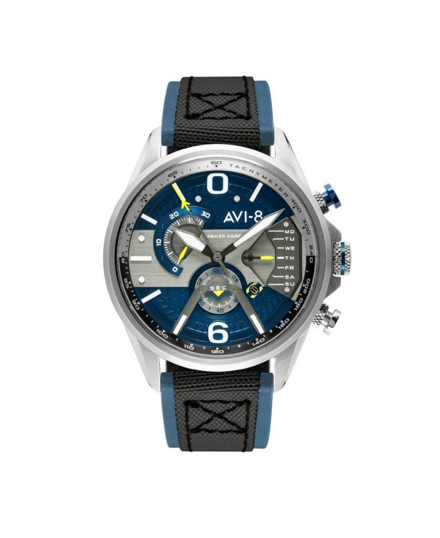 Mężczyźni kwarcowy Zegarek AVI-8 AV-4056-01 Niebieska Wybierz