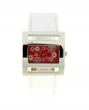 Women Classic Quartz Watch PERFECT PRF-K07-063 Red Dial 34mm