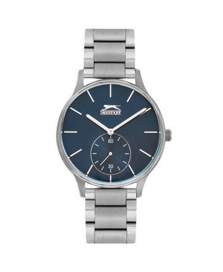Mężczyźni klasyczny kwarcowy analogowe Zegarek SLAZENGER SL.9.6191.1.01 Niebieska Dial 43mm