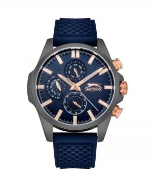 Mężczyźni klasyczny kwarcowy analogowe Zegarek SLAZENGER SL.9.6209.2.03 Niebieska Dial 44mm