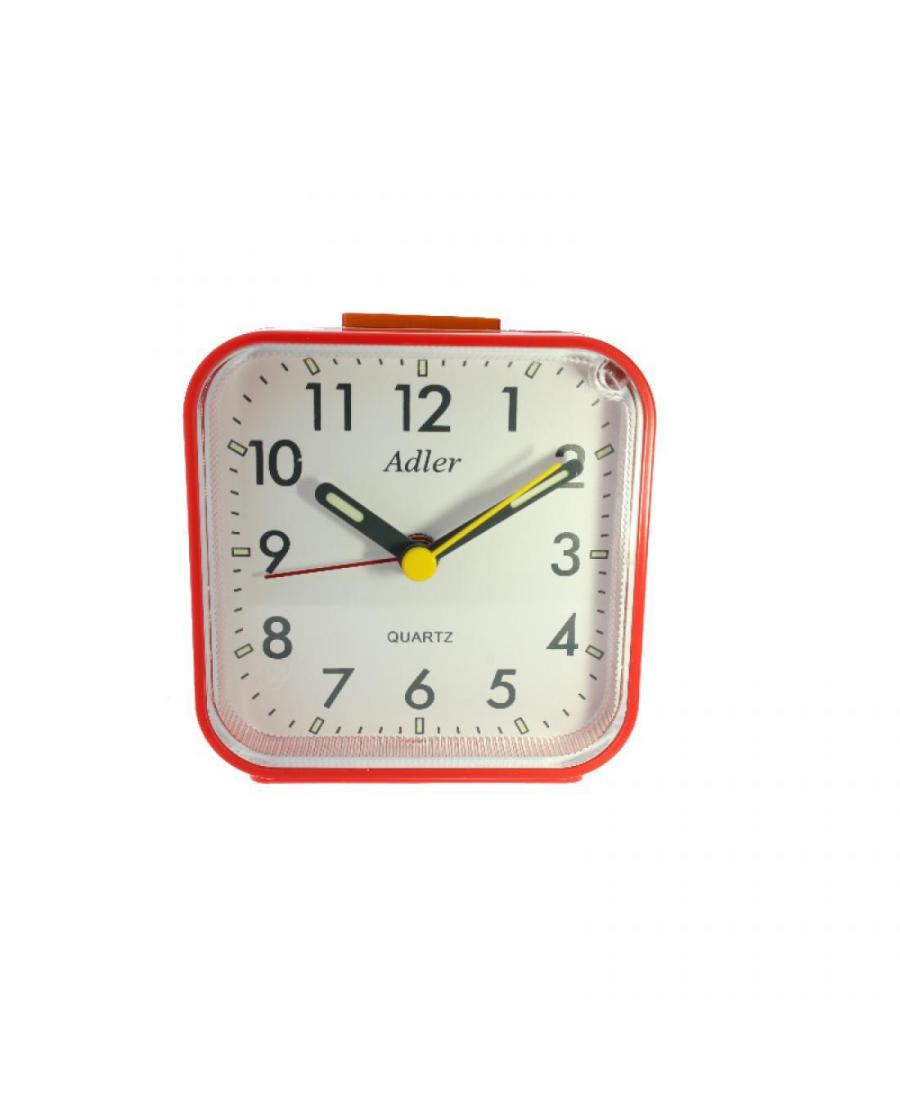 ADLER 40132 RED alarm clock Plastic Plastik Tworzywo Sztuczne Czerwony