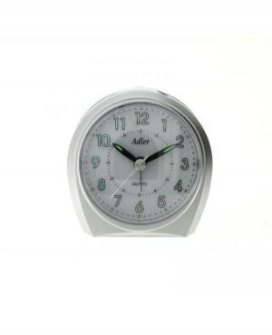 ADLER 40110 SILVER alarm clock Plastic Silver color