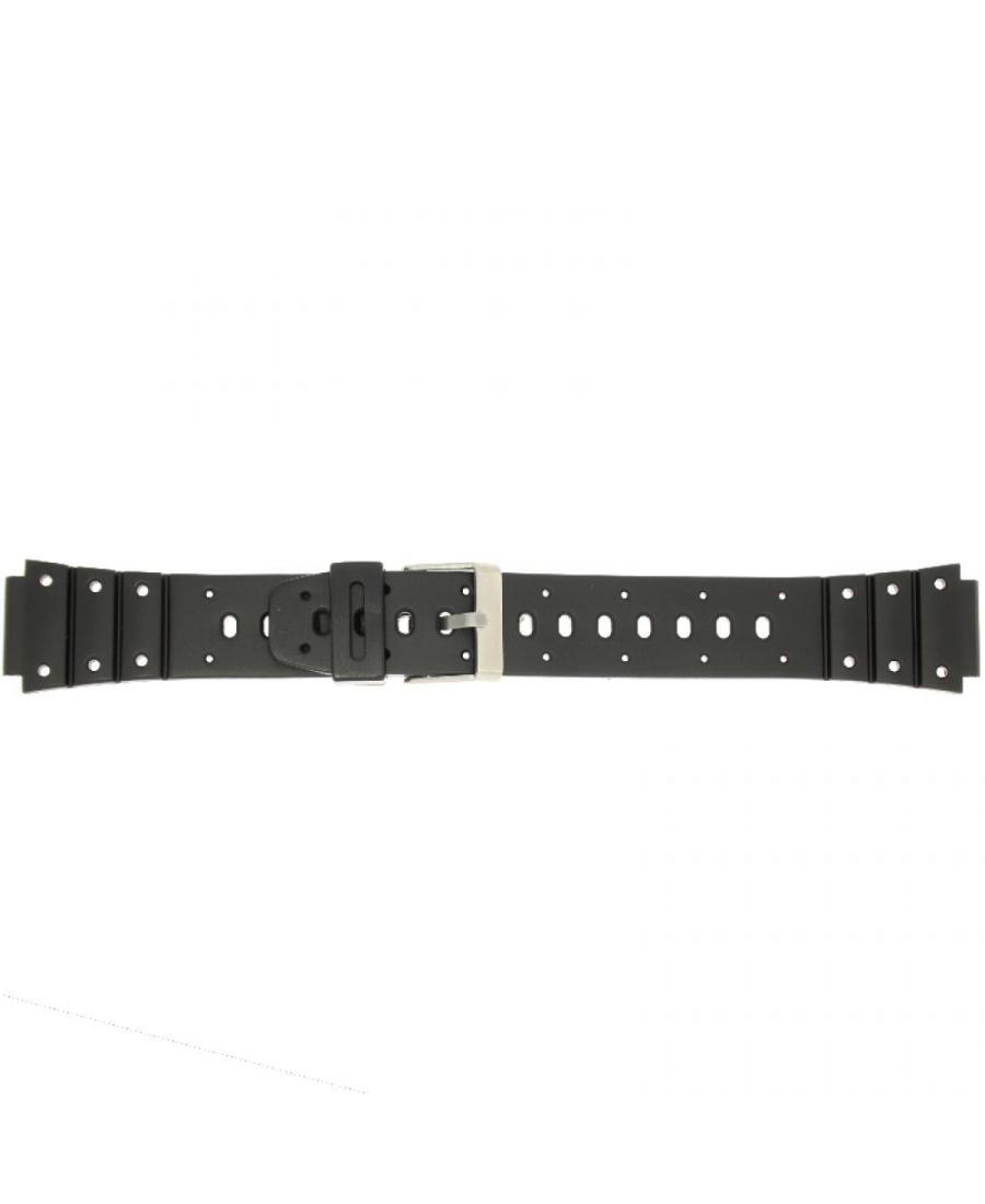 Watch Strap CONDOR P150.01.17.W Plastic / Rubber czarny Tworzywo sztuczne/guma Czarny 22 mm