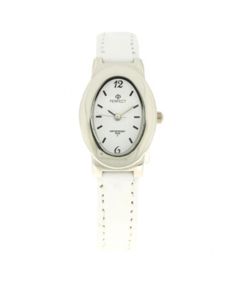 Kobiety klasyczny kwarcowy Zegarek PERFECT PRF-K01-047 Biały Dial 31mm