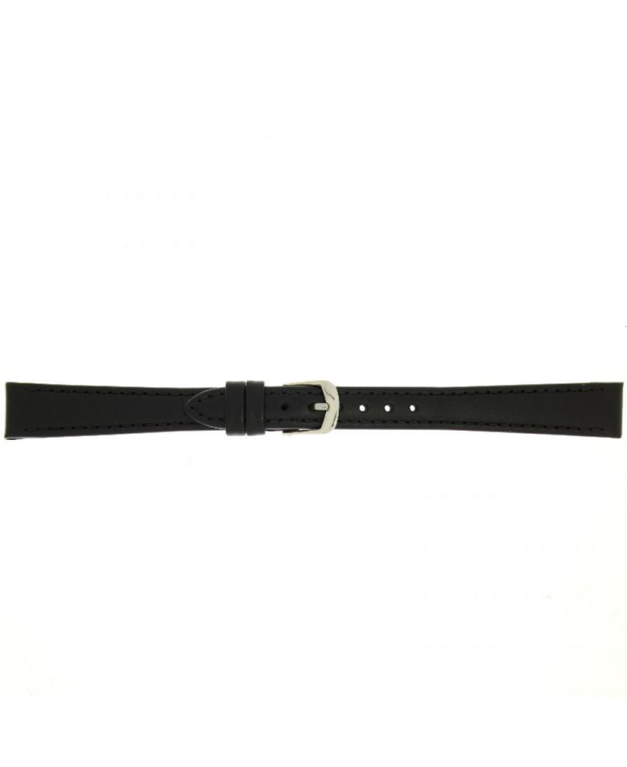 Watch Strap CONDOR Calf Strap 371R.01.13.W Skóra czarny Skórzany Czarny 13 mm