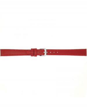 Watch Strap CONDOR Calf Strap 124R.06.14.W Red 14 mm