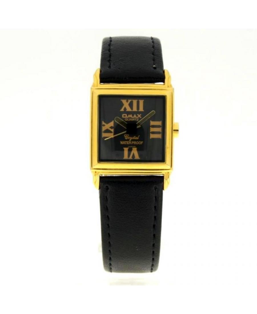 Kobiety klasyczny kwarcowy analogowe Zegarek OMAX OMX-K01-001 Czarny Dial 26mm