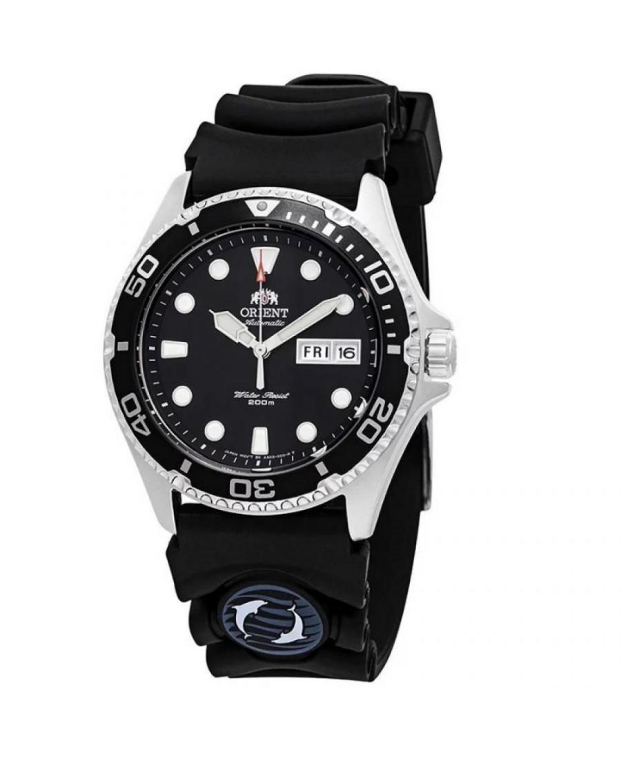 Mężczyźni sportowy Diver Japonia automatyczny analogowe Zegarek ORIENT FAA02007B9 Czarny Dial 41mm