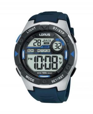 Men Sports Japan Quartz Digital Watch Timer LORUS R2395MX-9 Grey Dial 50mm