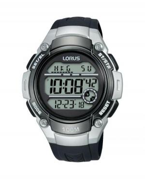 Men Sports Japan Quartz Digital Watch Timer LORUS R2331MX-9 Grey Dial 64mm