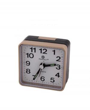 PERFECT A205B1/GD Wall clock Plastic czarny Plastik Tworzywo Sztuczne Czarny