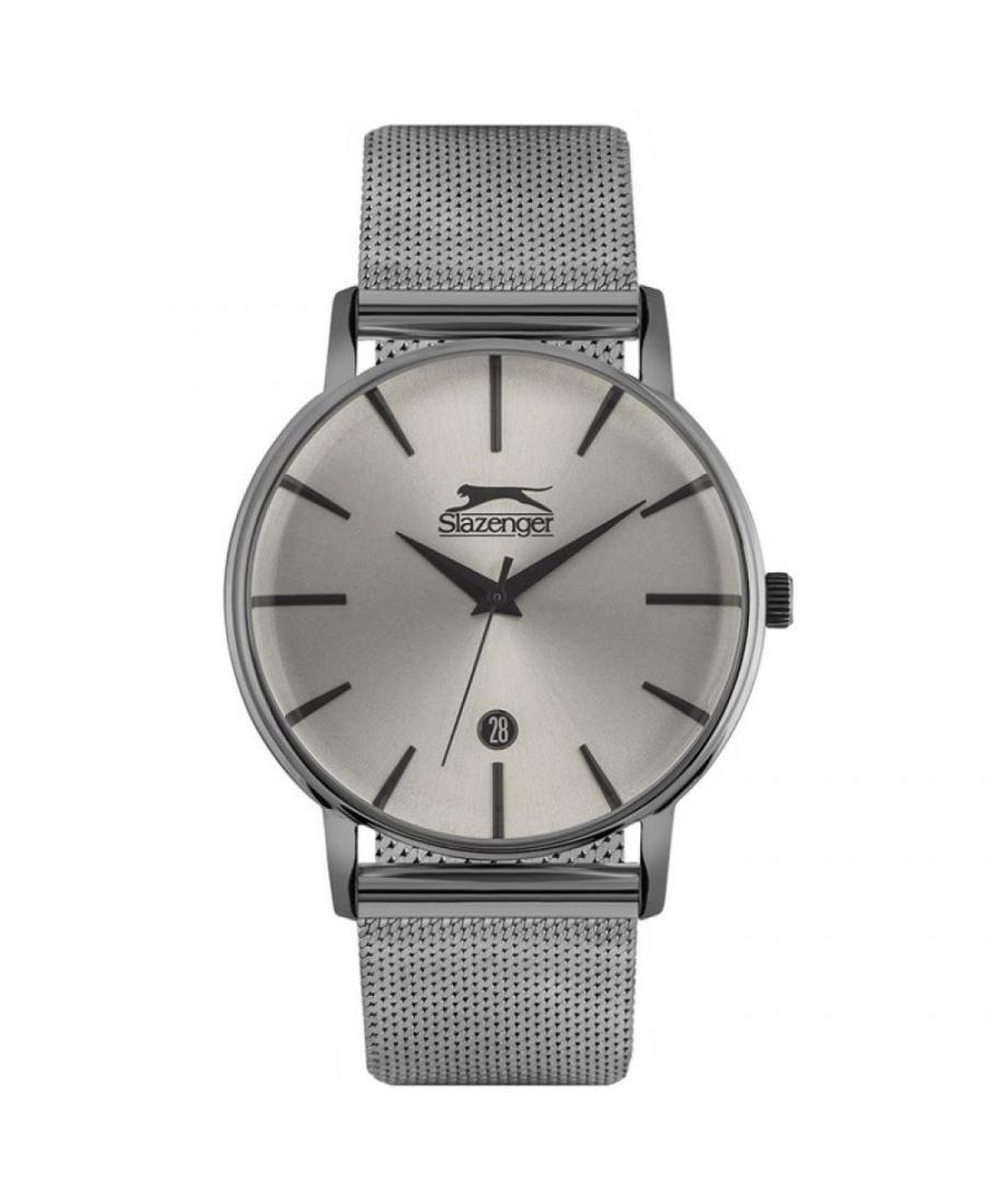 Men Classic Quartz Watch SLAZENGER SL.9.6202.1.02 Grey Dial 42mm