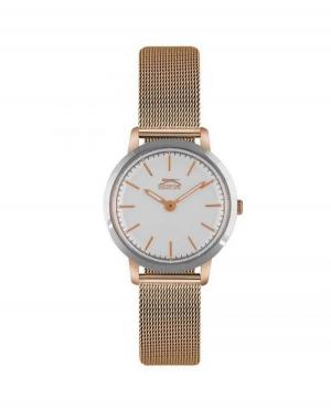 Kobiety klasyczny kwarcowy analogowe Zegarek SLAZENGER SL.9.6238.3.08 Biały Dial 34mm