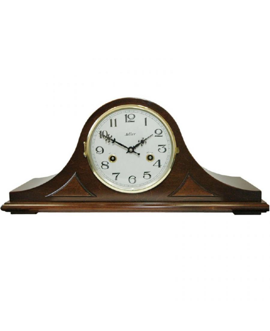 ADLER 12006W Table clock mechanical Wood Walnut Drewno Orzech