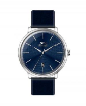 Mężczyźni klasyczny kwarcowy analogowe Zegarek SLAZENGER SL.9.6221.1.04 Niebieska Dial 42mm