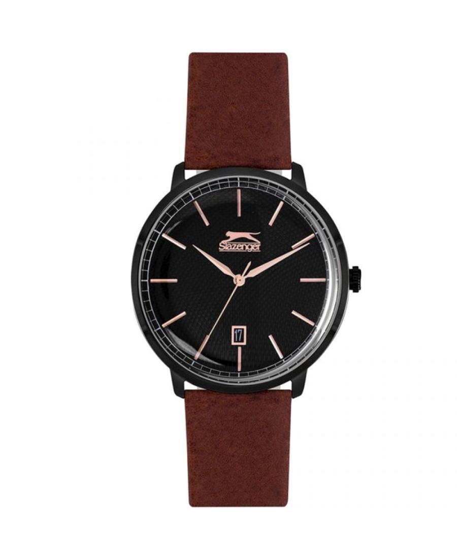 Mężczyźni klasyczny kwarcowy Zegarek SLAZENGER SL.9.6221.1.02 Czarny Dial
