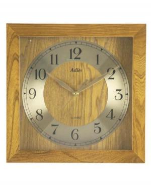 ADLER 21091O Wall Clock Quartz Wood Oak
