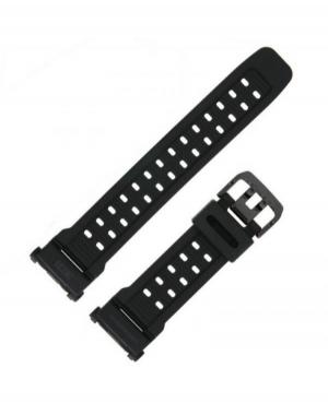 Watch Strap CASIO 10318158 Plastic / Rubber czarny Tworzywo sztuczne/guma Czarny 28 mm