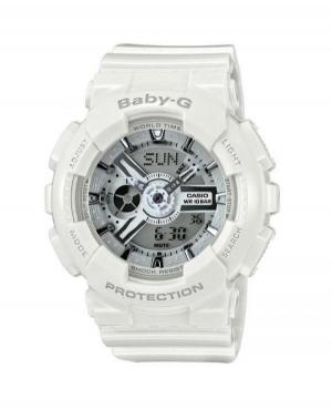 Women Sports Functional Japan Quartz Digital Watch Timer CASIO BA-110-7A3ER G-Shock White Dial 46mm