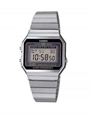 Men Functional Japan Quartz Digital Watch Alarm CASIO A700WE-1AEF Grey Dial 33mm