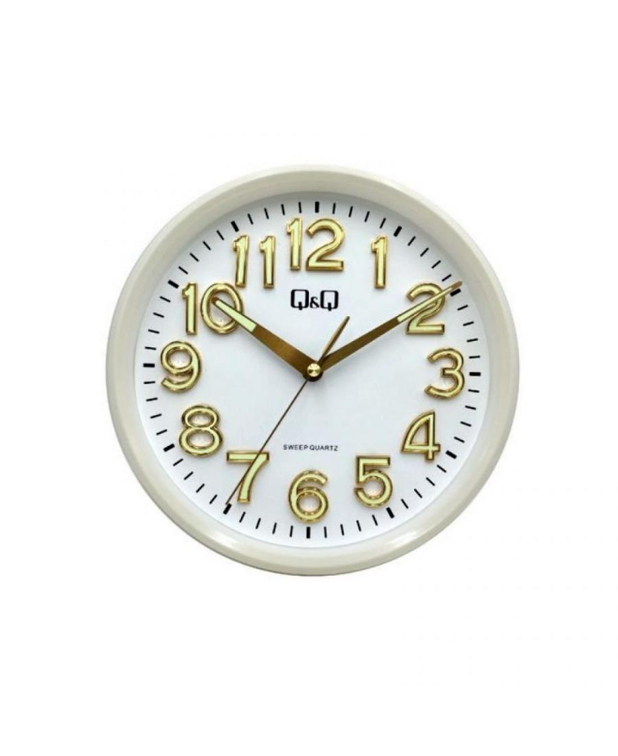 Q&Q Wall clock 0310H503Y Plastic Plastik Tworzywo Sztuczne Biały