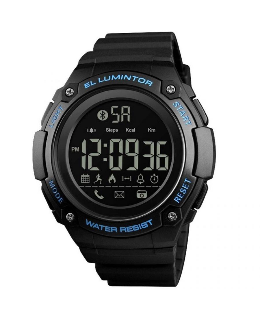 Mężczyźni sportowy Funkcjonalny kwarcowy cyfrowe Zegarek Budzik SKMEI 1347 BU Czarny Dial 54mm