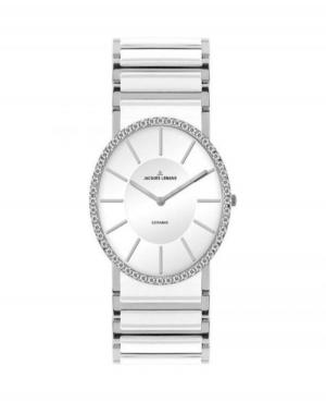 Women Fashion Quartz Watch JACQUES LEMANS 1-1819B White Dial 32mm