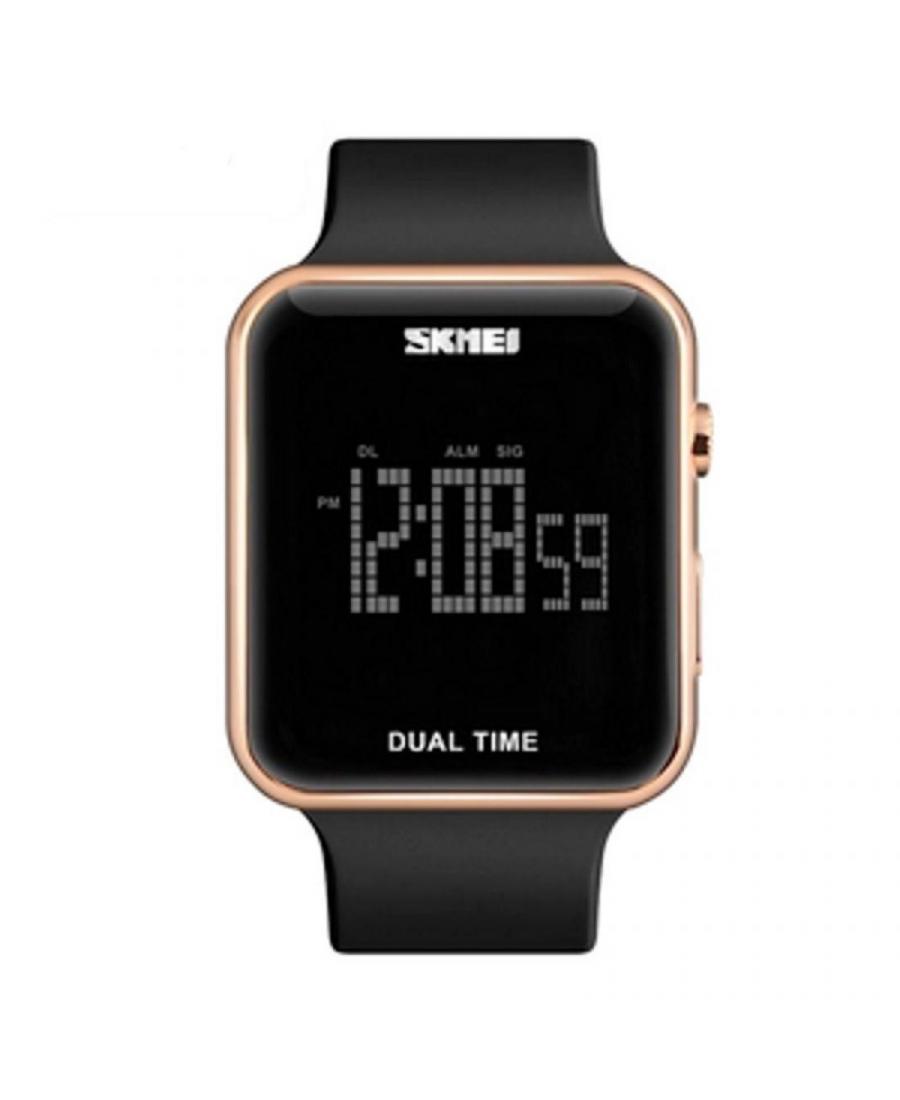 Men Sports Functional Quartz Digital Watch Alarm SKMEI 1271 RG Black Dial 42mm