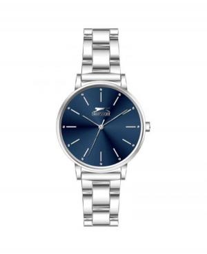 Kobiety klasyczny kwarcowy analogowe Zegarek SLAZENGER SL.9.6287.3.04 Niebieska Dial 34mm
