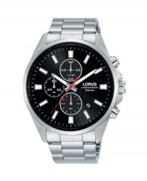 Men Japan Classic Quartz Watch Lorus RM373FX-9 Black Dial