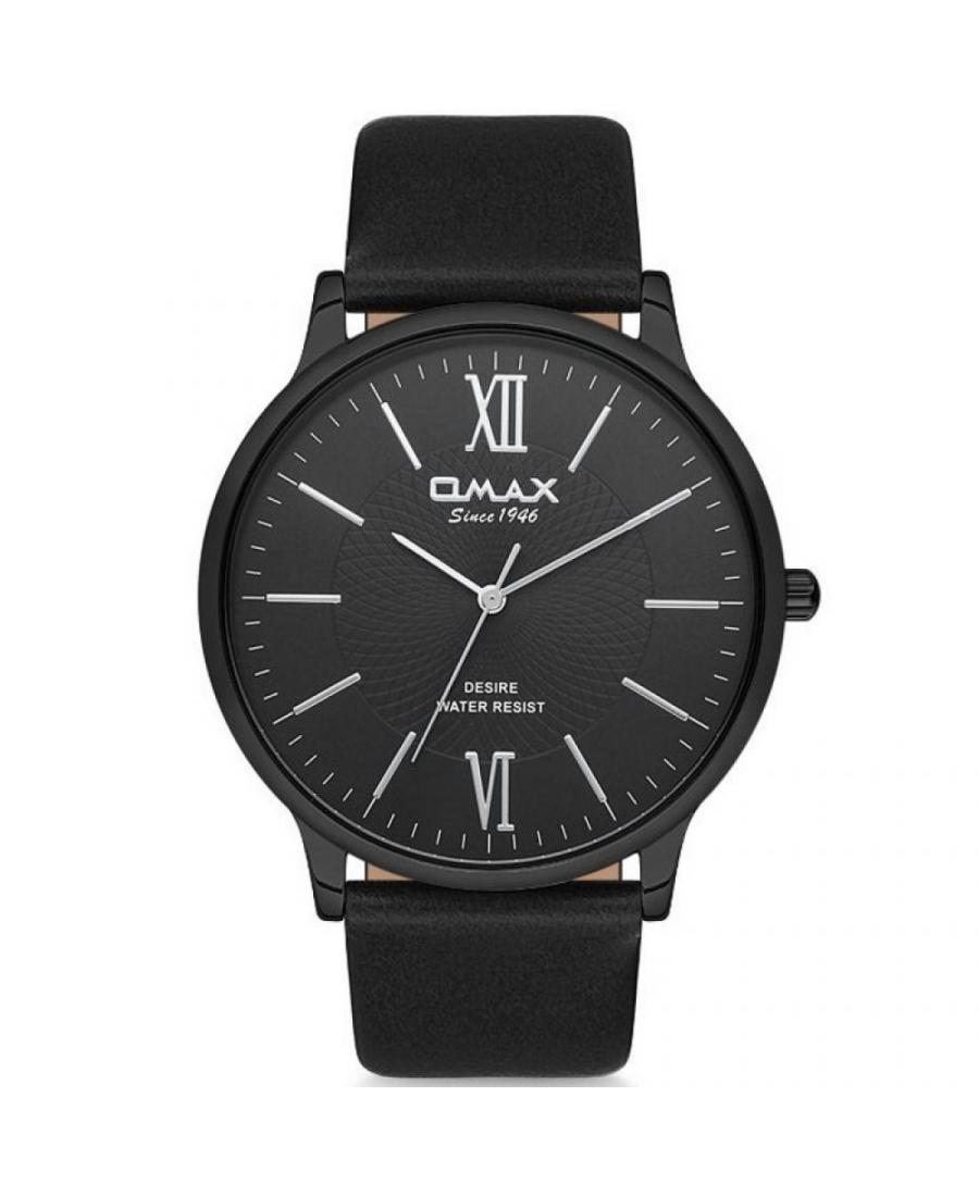 Mężczyźni klasyczny kwarcowy analogowe Zegarek OMAX DX39M22I Czarny Dial
