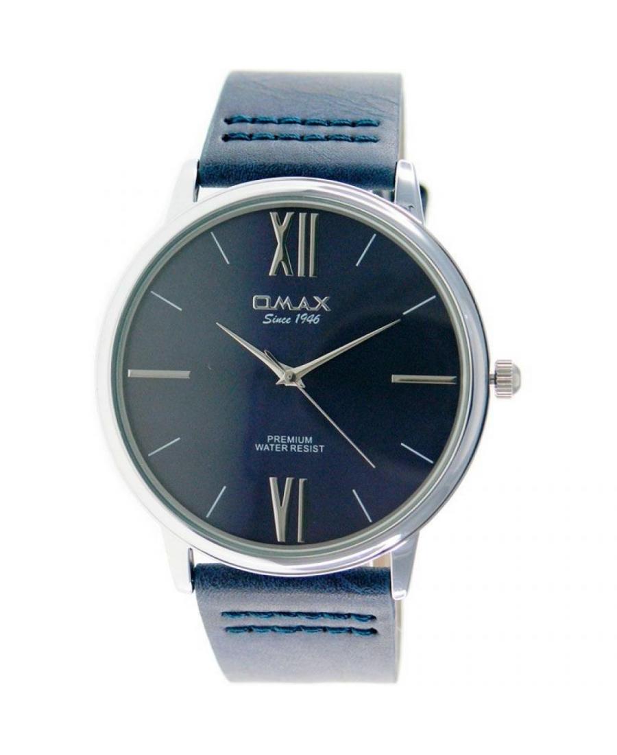 Mężczyźni klasyczny kwarcowy analogowe Zegarek OMAX 00SX7013IU04 Niebieska Dial