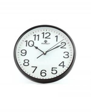 Clock PERFECT GWL683/BLACK Plastic czarny Plastik Tworzywo Sztuczne Czarny