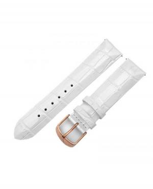 Vostok Europe UNDINE Watch strap VE-UNDINE-09(CR).20.RG Leather White Skórzany Biały 20 mm