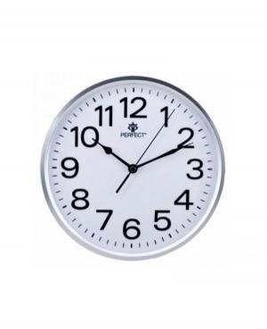 Clock PERFECT GWL683/SILVER Plastic Silver color
