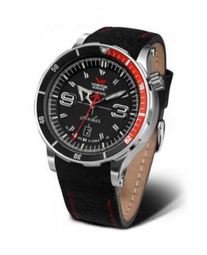 Men Fashion Diver Automatic Analog Watch VOSTOK EUROPE NH35A-510A587 Black Dial 48.5mm